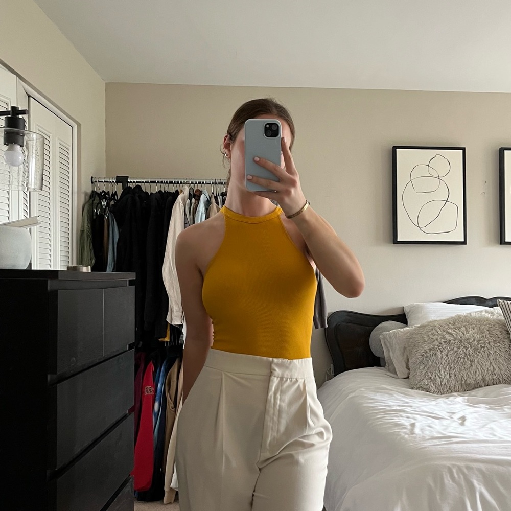 Zara Yellow Bodysuit